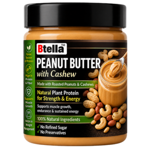 Peanut Butter with Cashew Jar – Natural Protein Spread